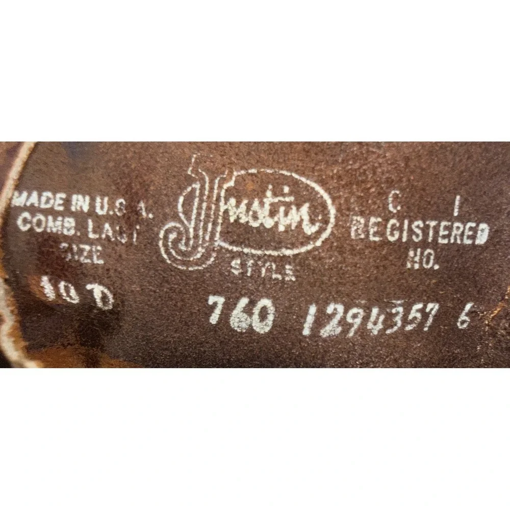 Justin Boots light scuffs